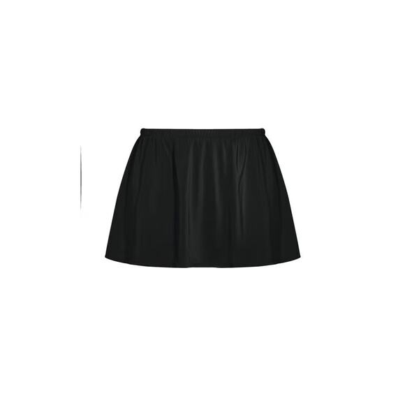 NWT Avenue Swim Skort Skirt Shorts Swim Bottoms Black Women's Plus Size 26W - Picture 3 of 13